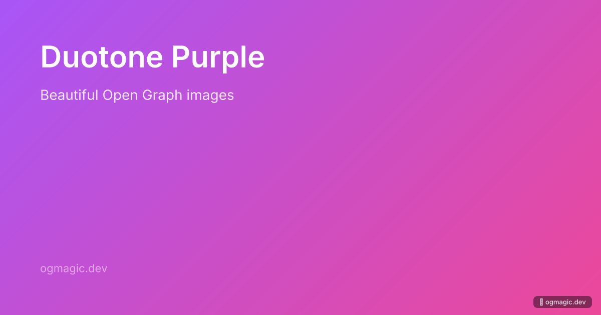 Duotone Purple preview