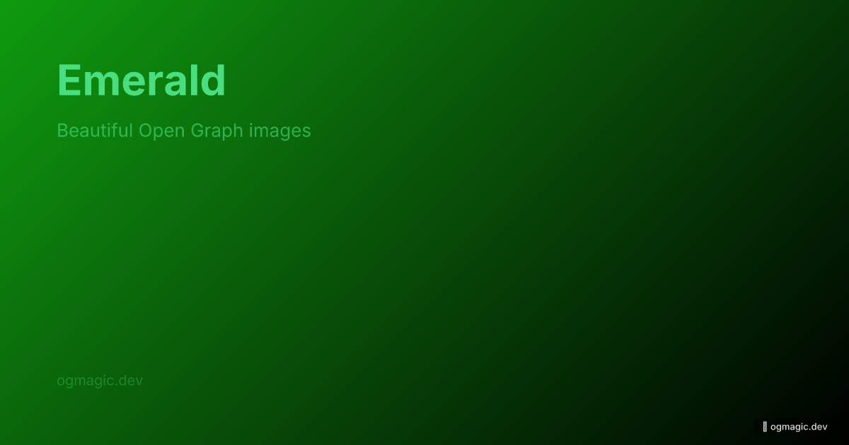 Emerald preview