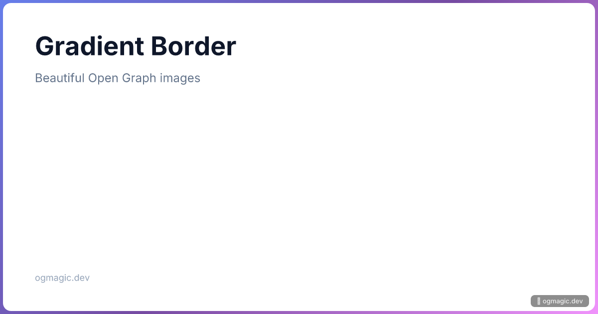 Gradient Border preview