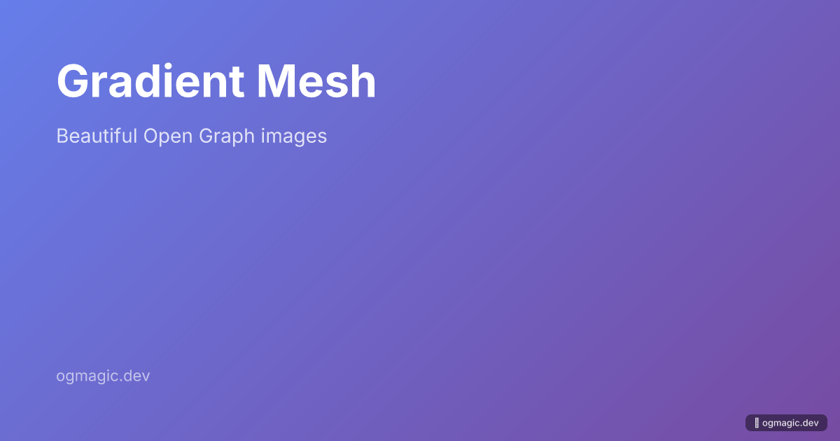 Gradient Mesh OG image template
