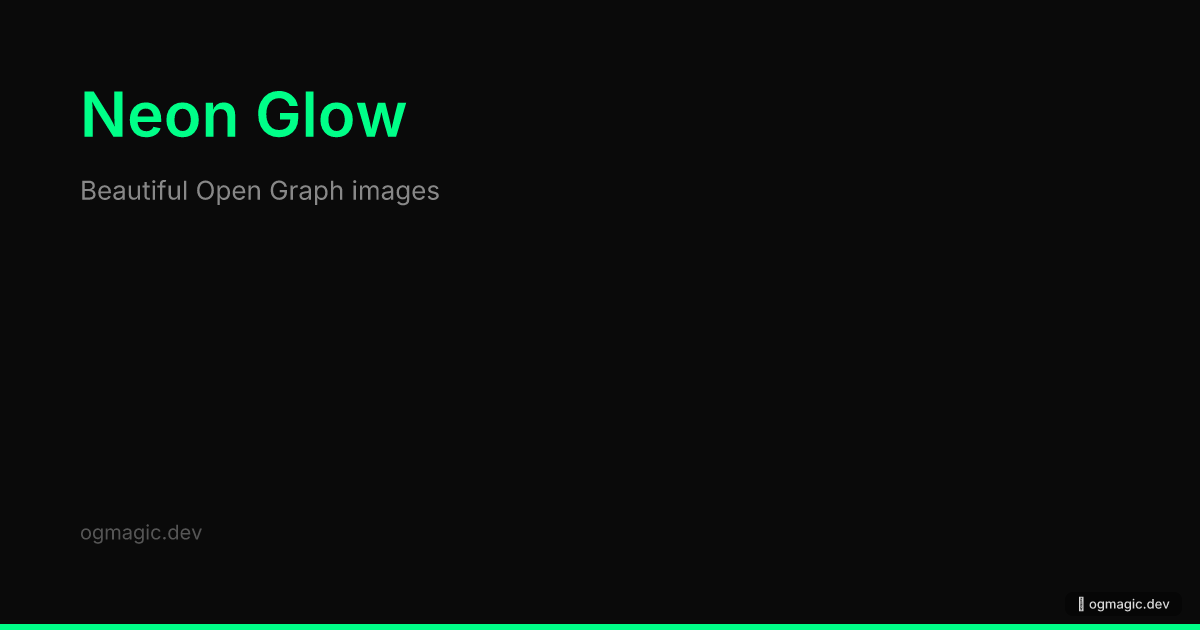 Neon Glow preview