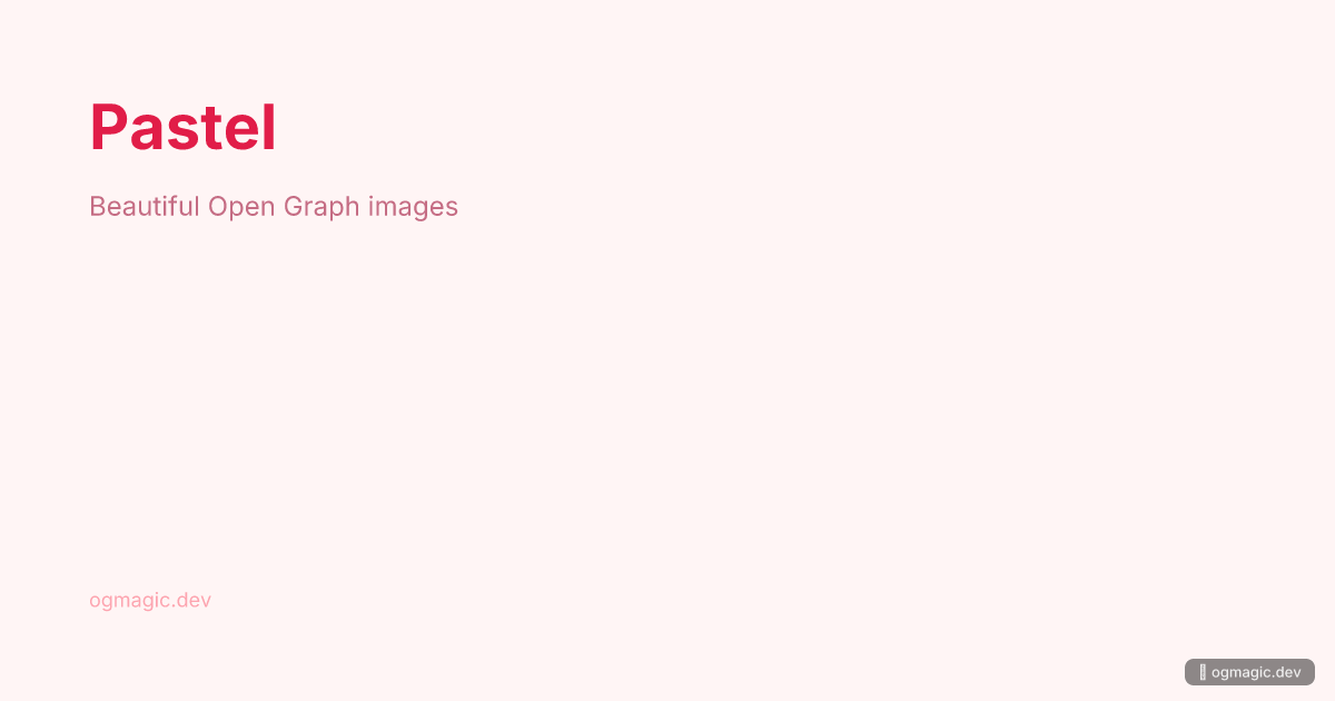 Pastel preview